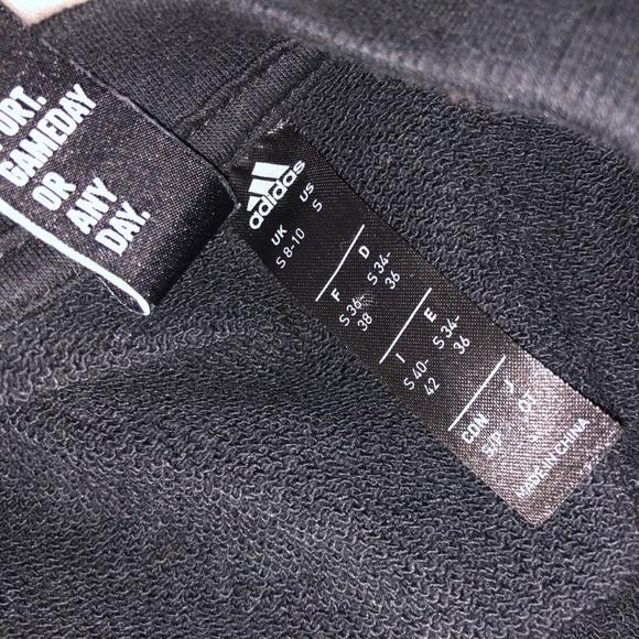 black adidas long sleeve w/ little adidas symbols! - Picture 3 of 3